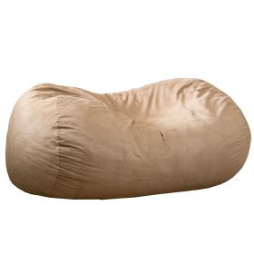 Marlin 6.5 Foot Suede Cylindrical Bean Bag, Tuscany